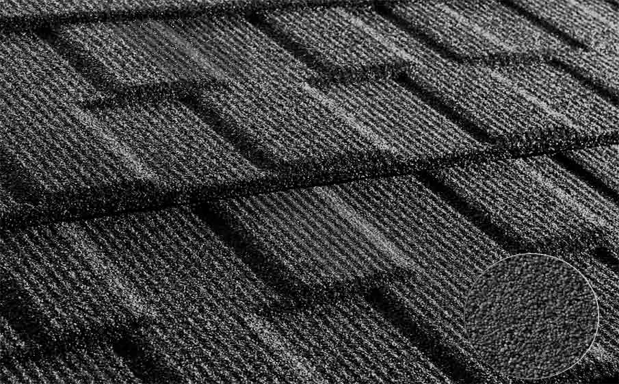 Композитная черепица METROTILE МетроВиксен серый, 1330*410 мм